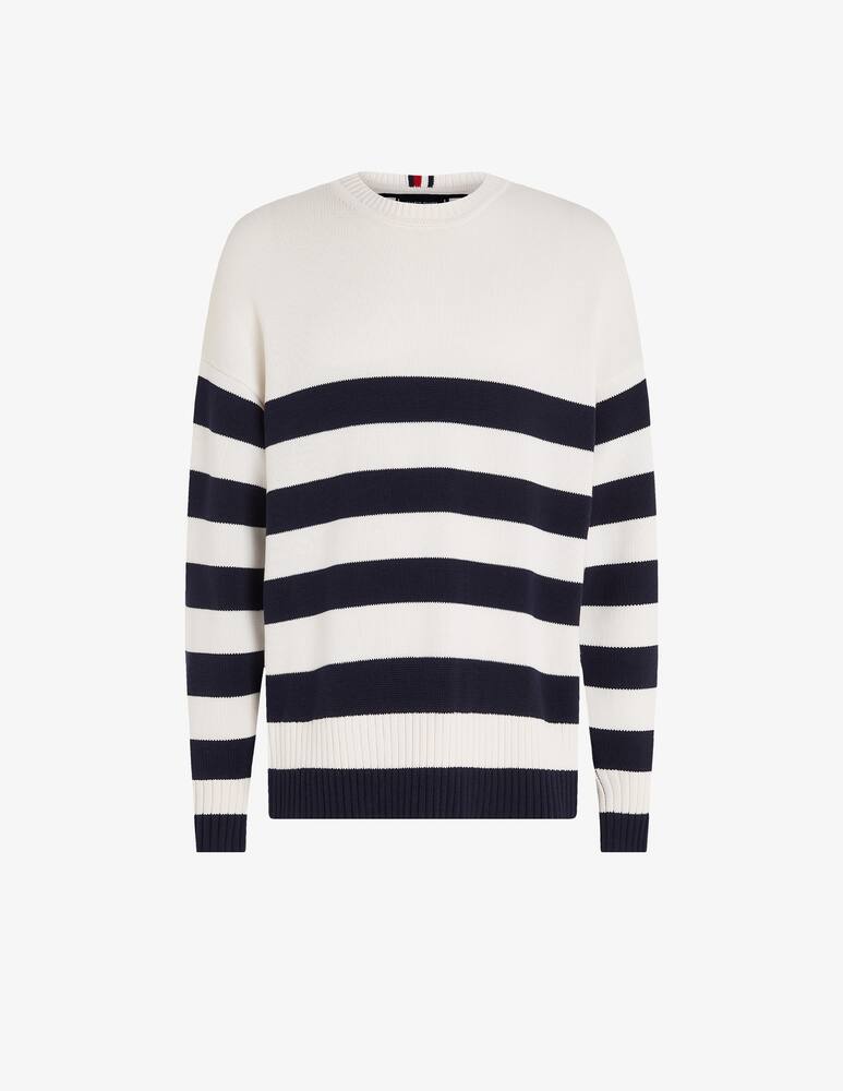 rinascente Tommy Hilfiger Breton stripe crewneck sweater 