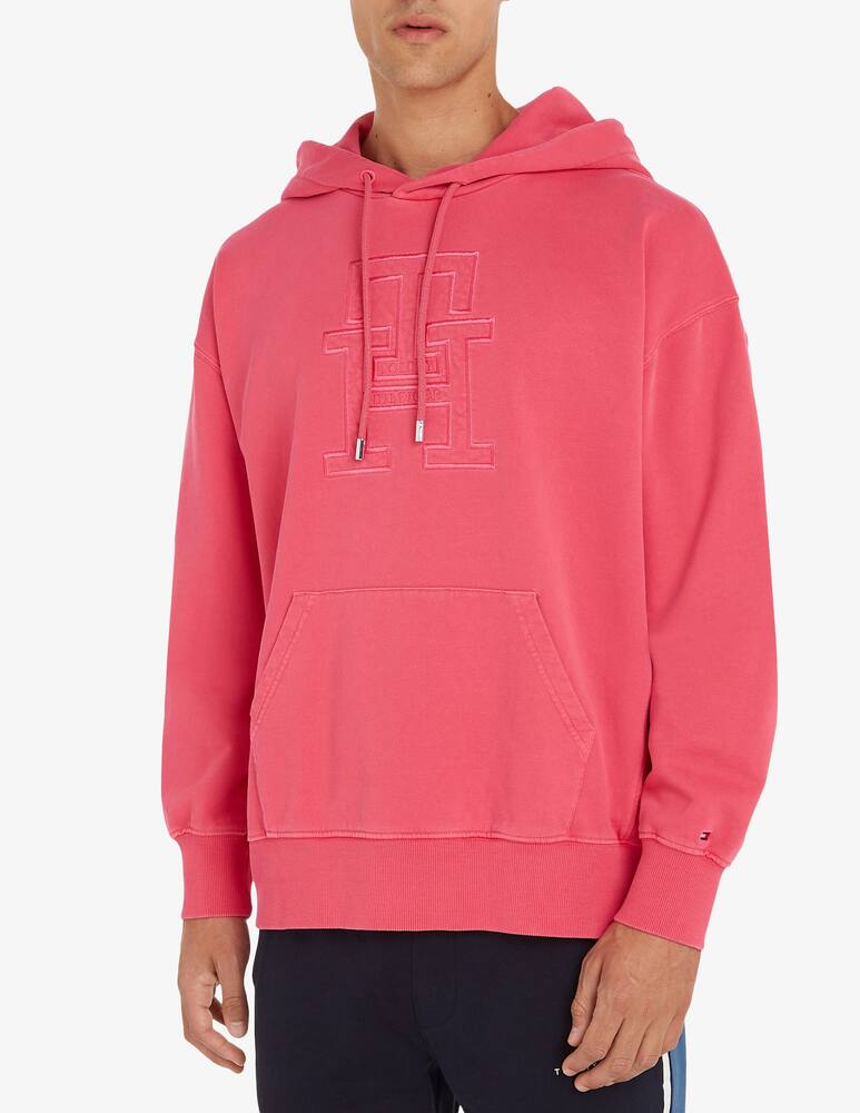 rinascente Tommy Hilfiger Felpa con cappuccio garment dye 