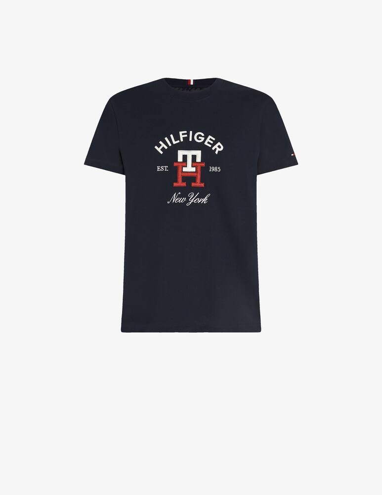 rinascente Tommy Hilfiger Curved monogram t-shirt 