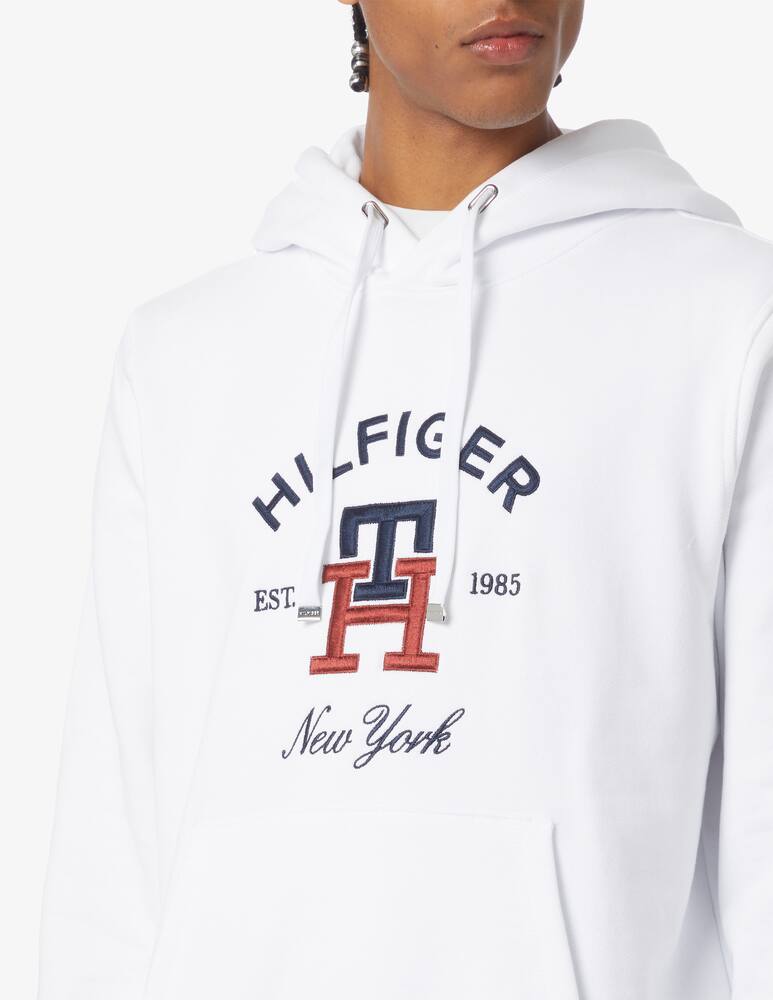 rinascente Tommy Hilfiger Curved monogram hoodie 