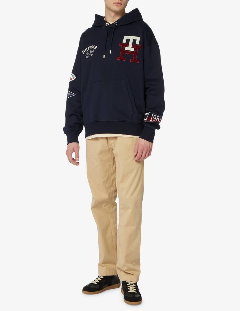 rinascente Tommy Hilfiger Multi badge icon hoodie 