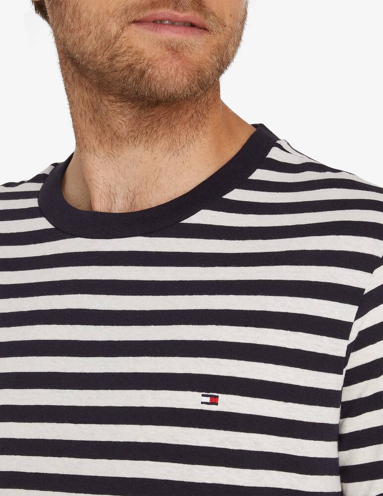 rinascente Tommy Hilfiger Maglietta natural tech a righe Multicolor 