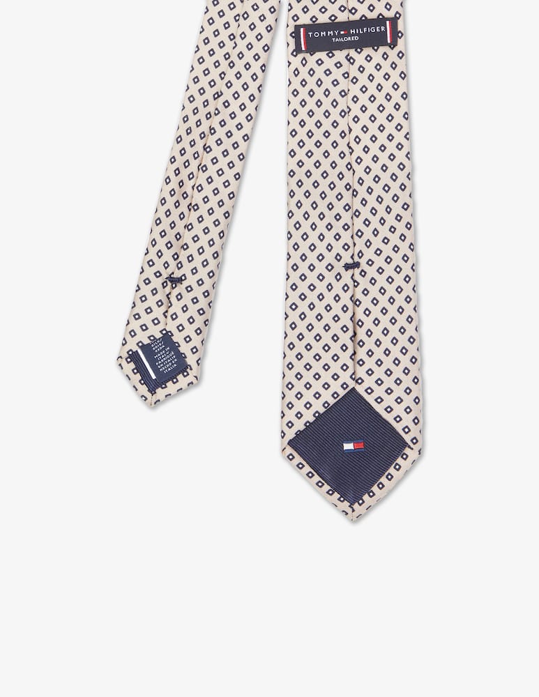 rinascente Tommy Hilfiger Rombi bicolor tie 