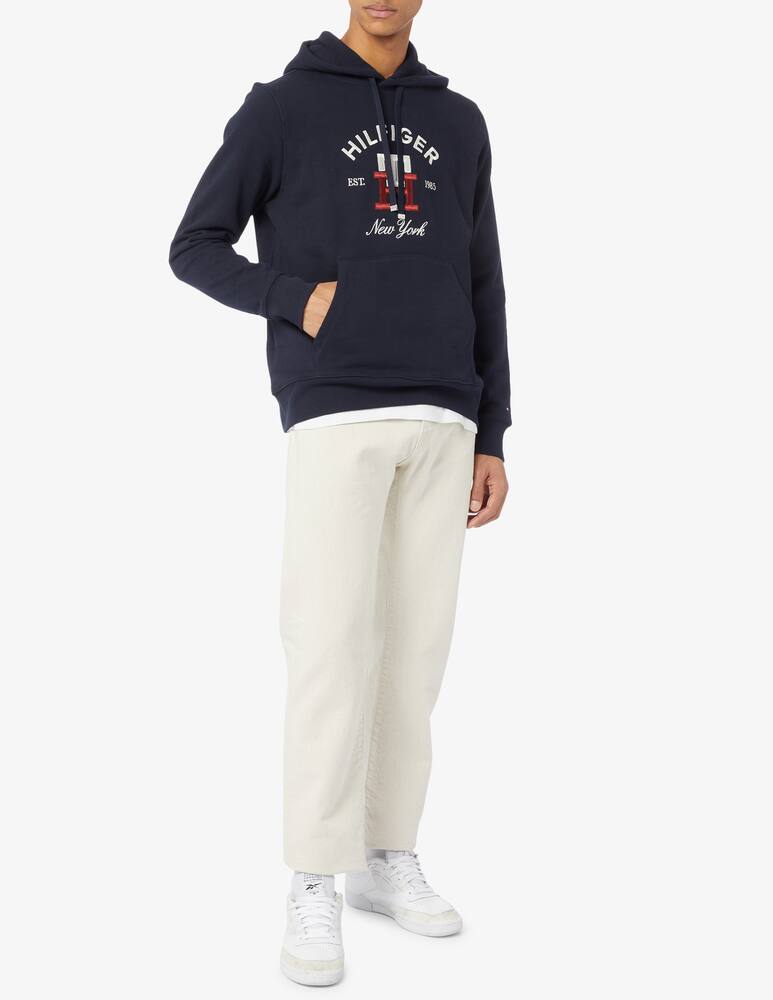 rinascente Tommy Hilfiger Curved monogram hoodie