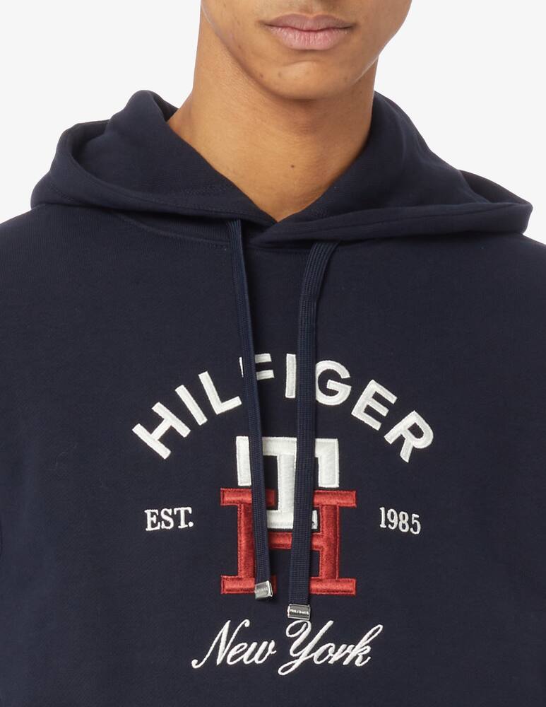 rinascente Tommy Hilfiger Curved monogram hoodie