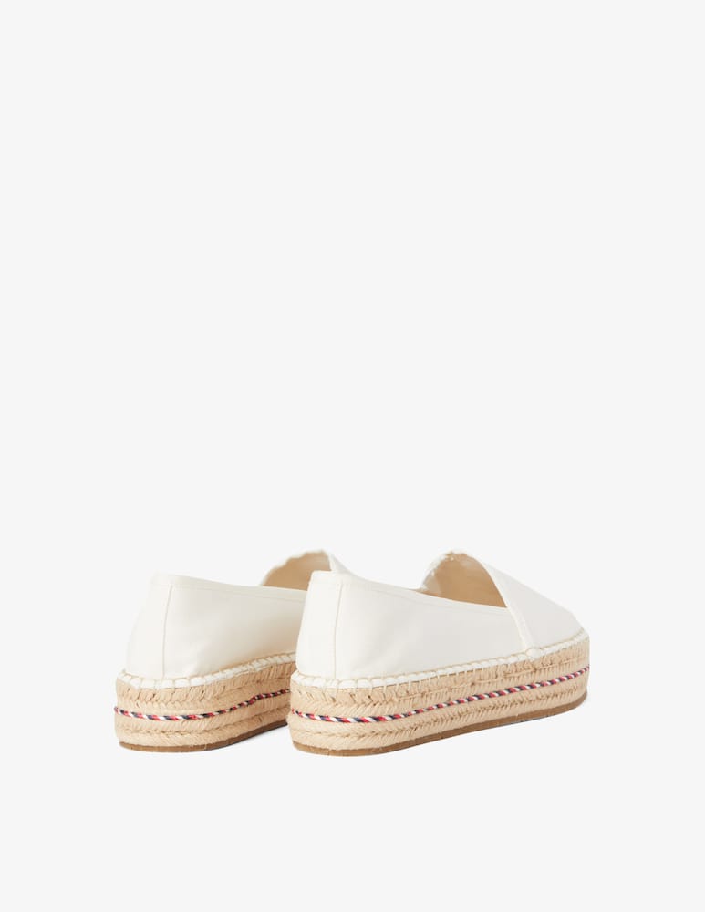 rinascente Tommy Hilfiger Embroidered cotton flat sandals