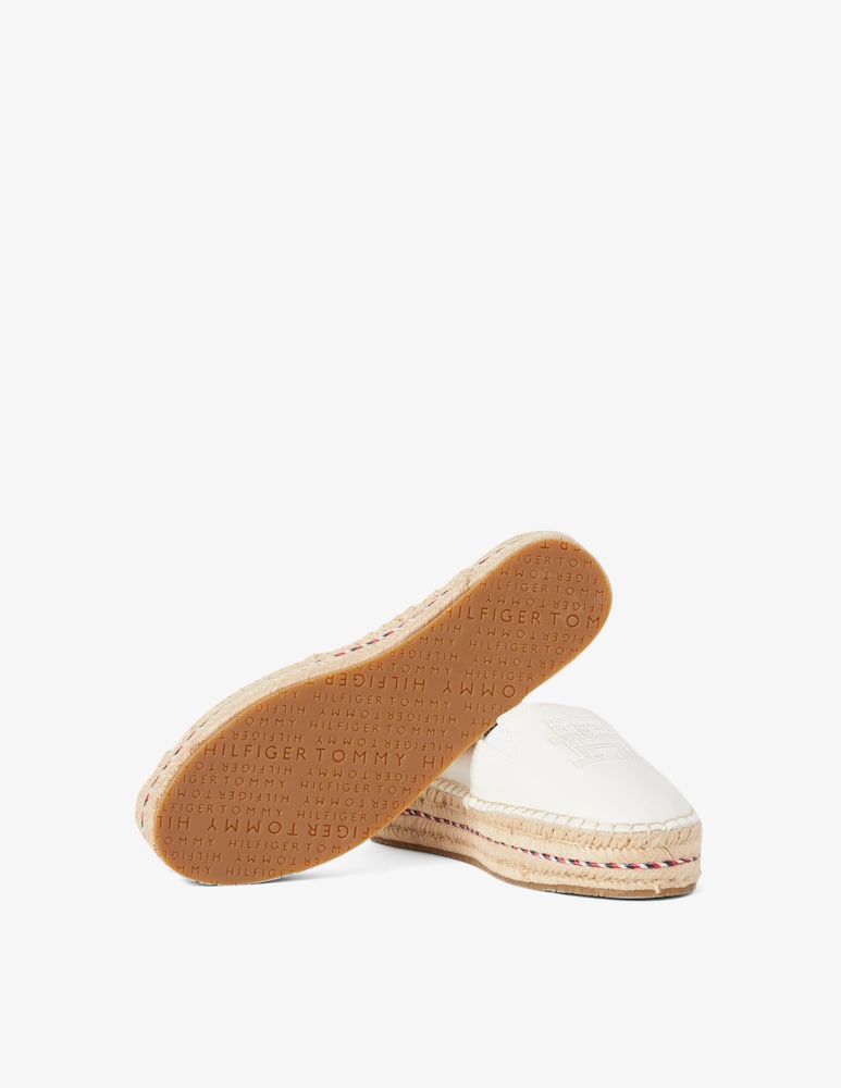 rinascente Tommy Hilfiger Embroidered cotton flat sandals