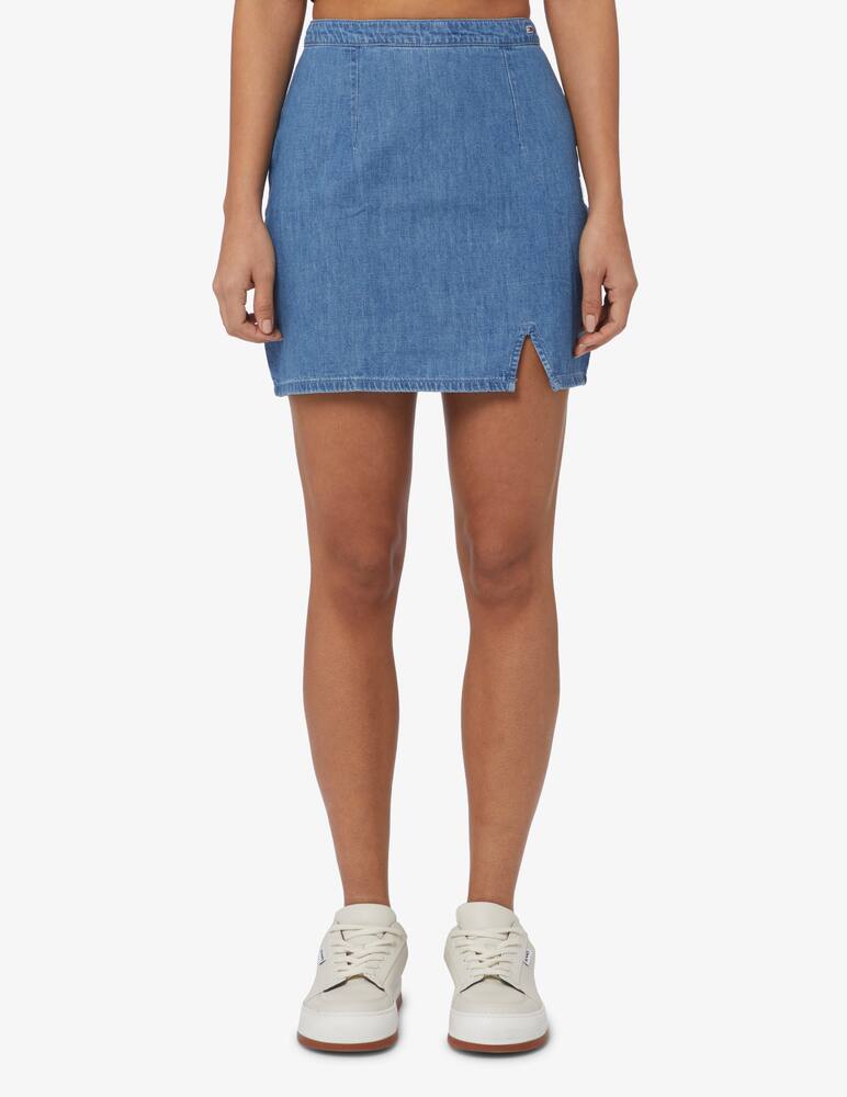 rinascente Tommy Jeans Straight denim mini skirt