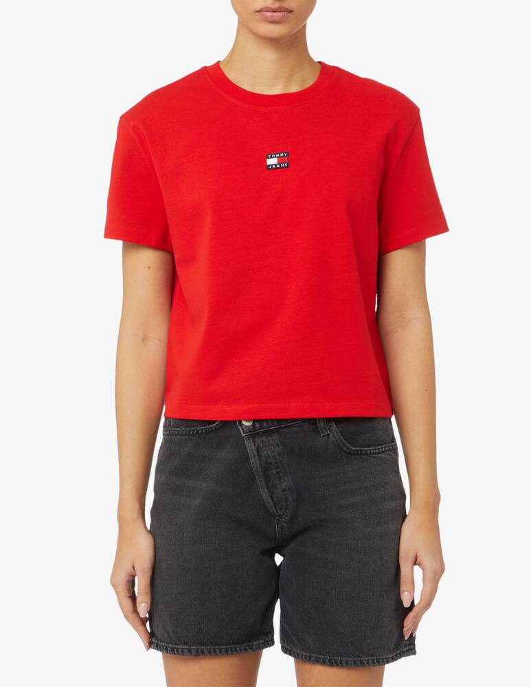 rinascente Tommy Jeans T-shirt badge - Red