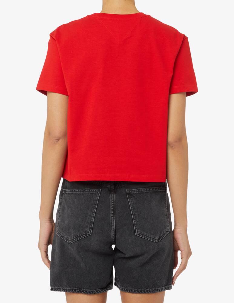 rinascente Tommy Jeans T-shirt badge - Red