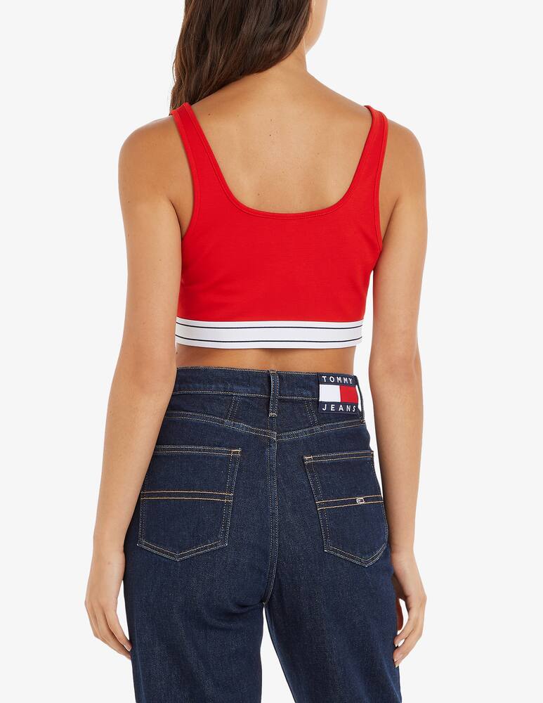 rinascente Tommy Jeans Crop top tape logo