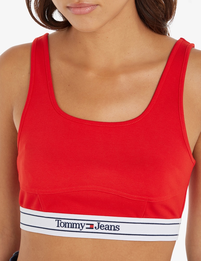 rinascente Tommy Jeans Crop top tape logo