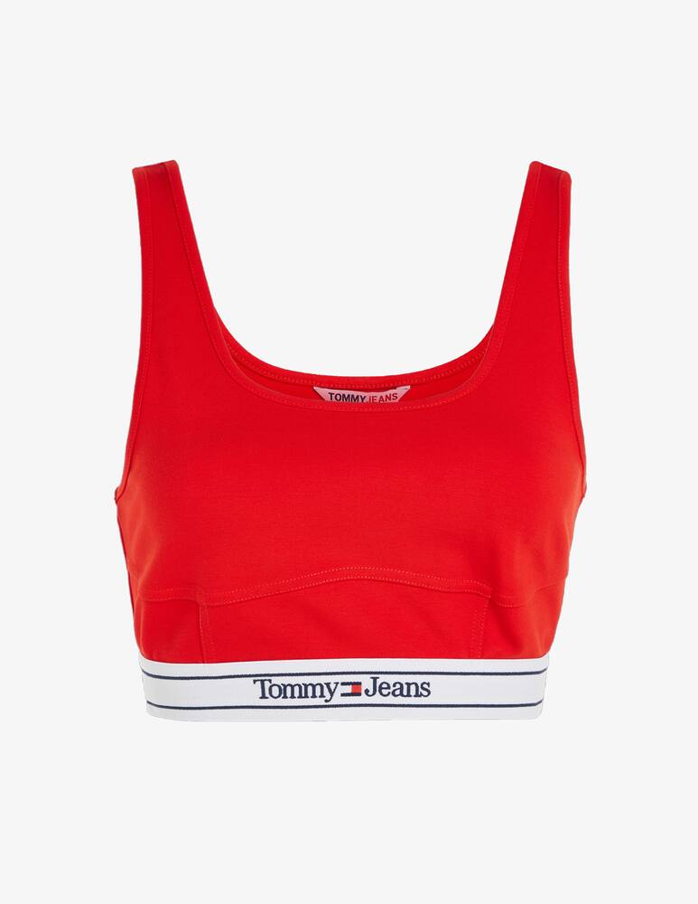 rinascente Tommy Jeans Crop top tape logo