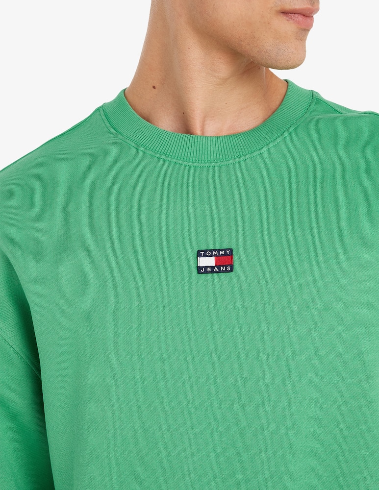 rinascente Tommy Jeans Felpa girocollo con badge 