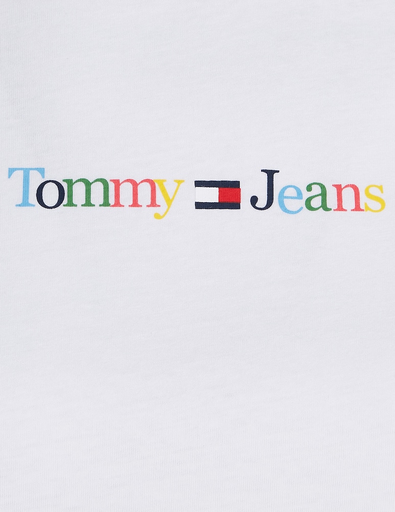rinascente Tommy Jeans T-shirt in cotone - Bianco