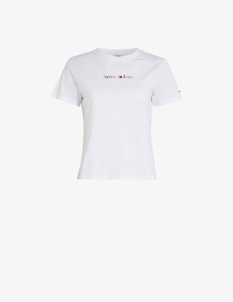 rinascente Tommy Jeans T-shirt in cotone - Bianco