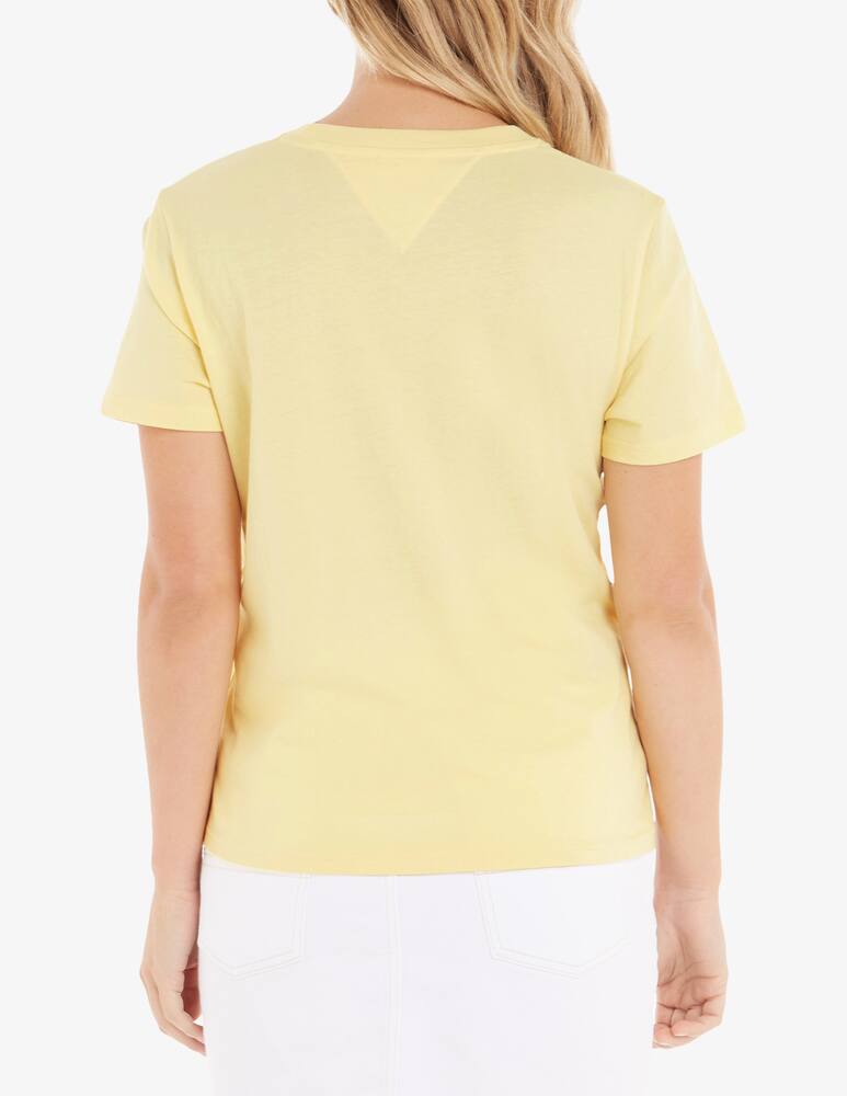 rinascente Tommy Jeans T-shirt in cotone - Giallo