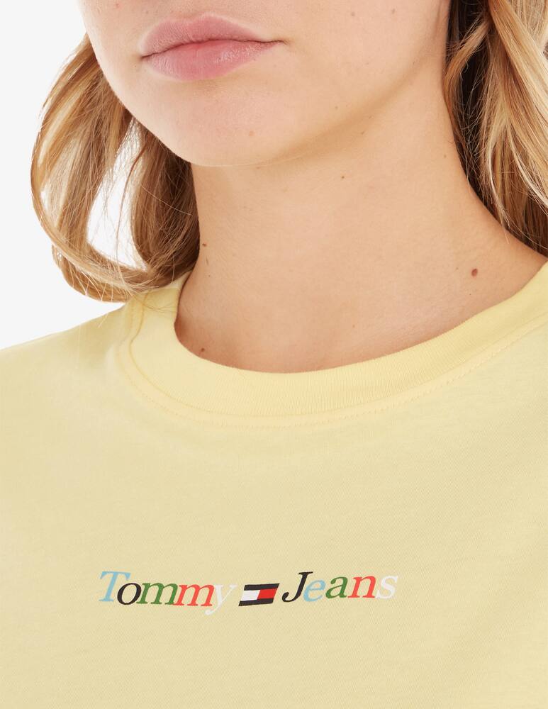rinascente Tommy Jeans T-shirt in cotone - Giallo