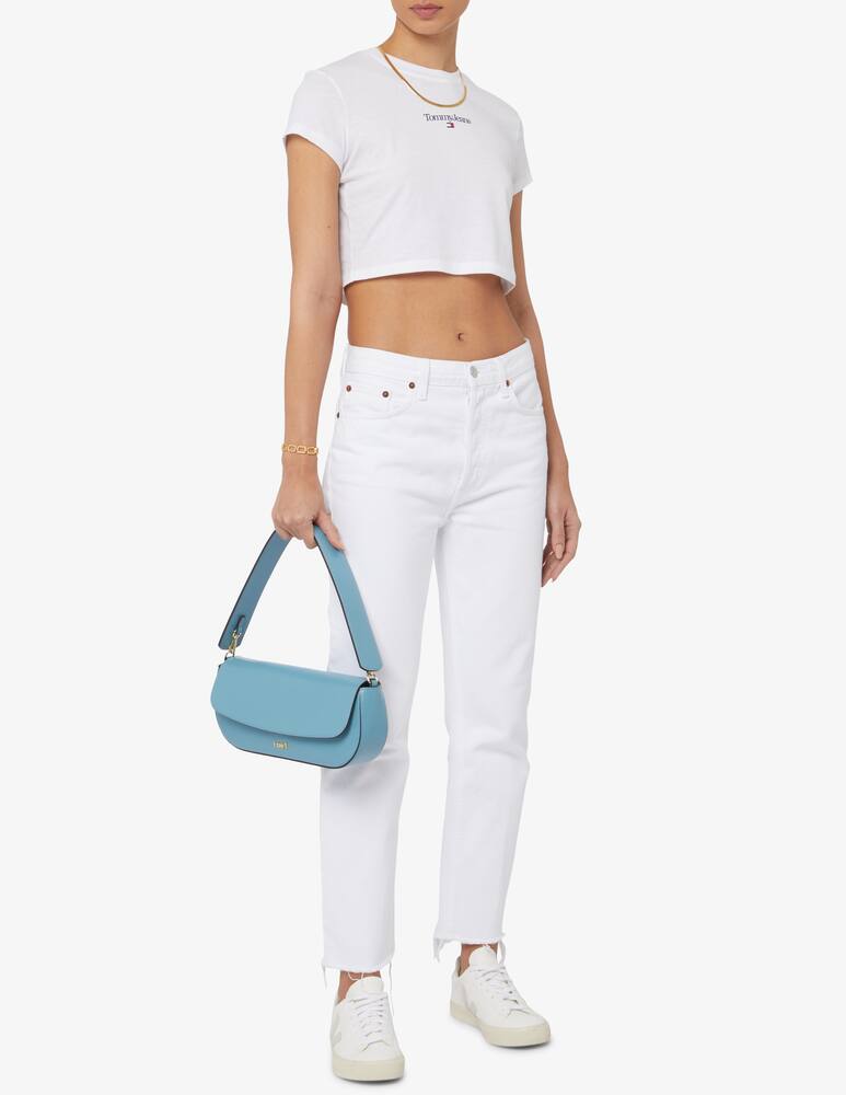 rinascente Tommy Jeans Cropped t-shirt logo - White