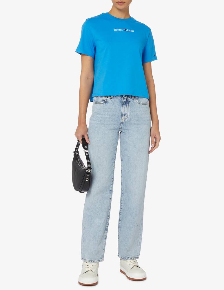 rinascente Tommy Jeans T-shirt in cotone TJW - Azzurro