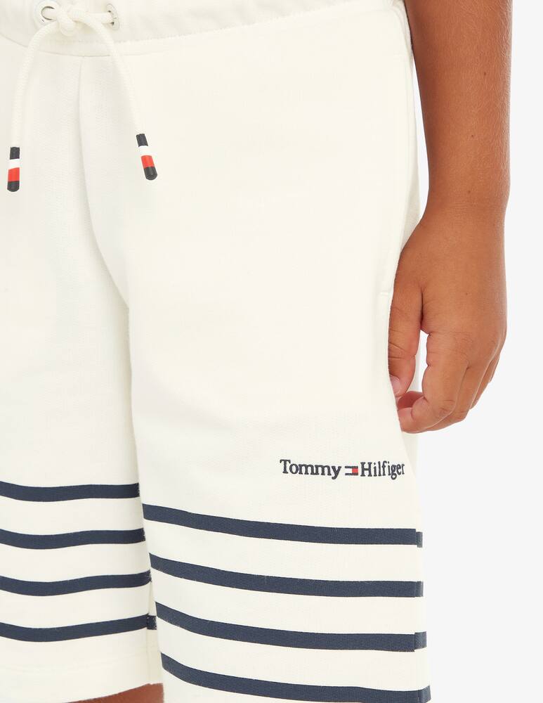 rinascente Tommy Hilfiger Breton cotton shorts