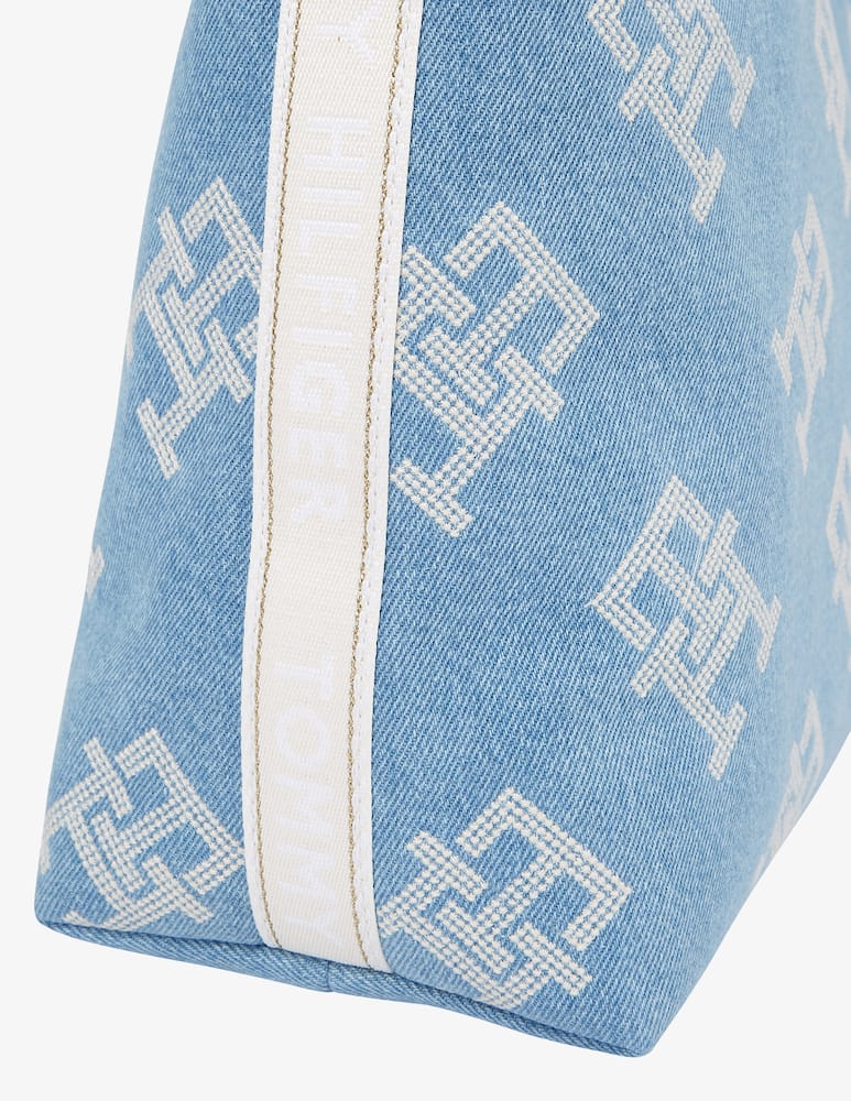 rinascente Tommy Hilfiger Monogram denim tote bag