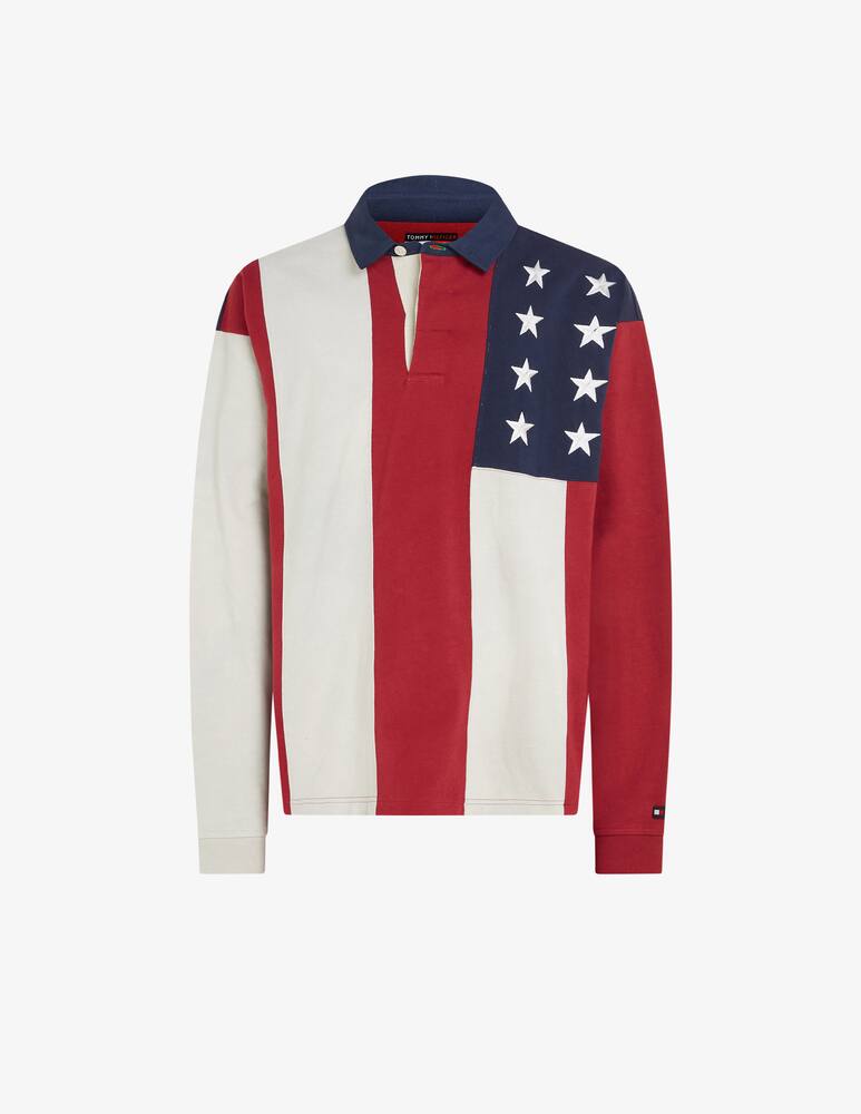 rinascente Tommy Hilfiger Flag rugby sweater x shawn mendes Red 