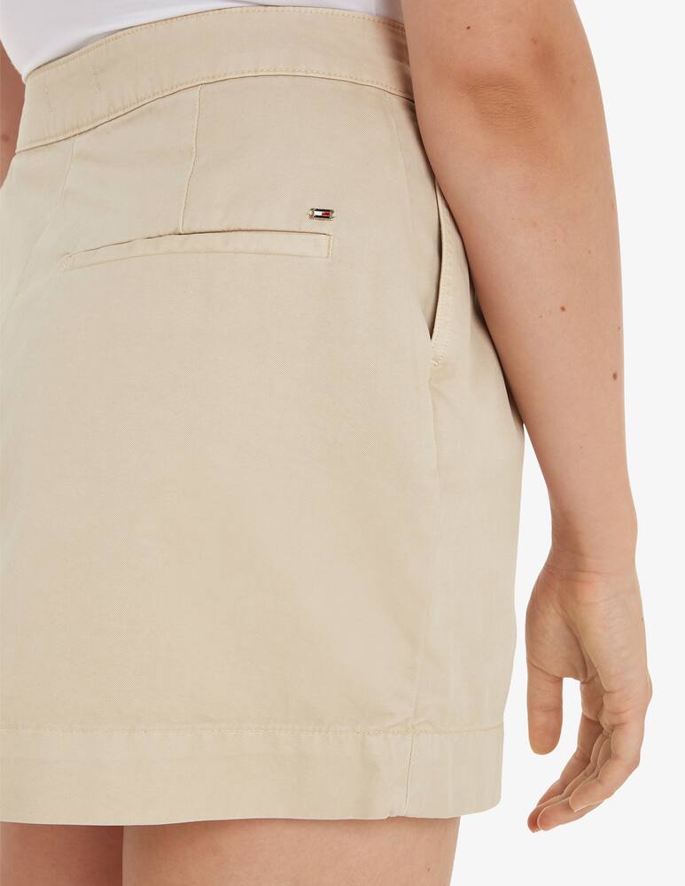 rinascente Tommy Hilfiger Cotton pleated miki skirt