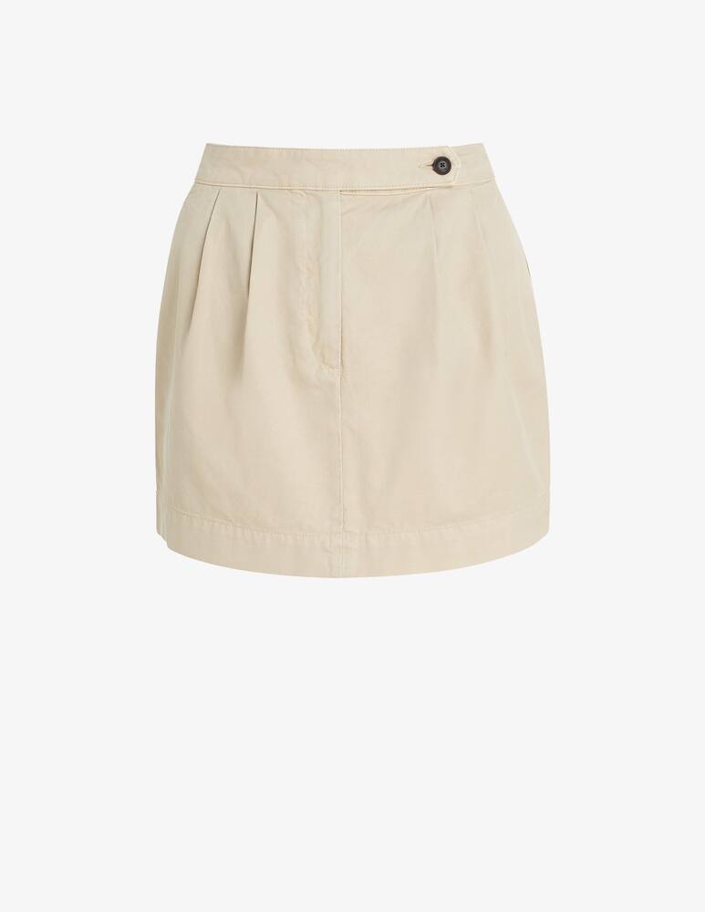 rinascente Tommy Hilfiger Cotton pleated miki skirt