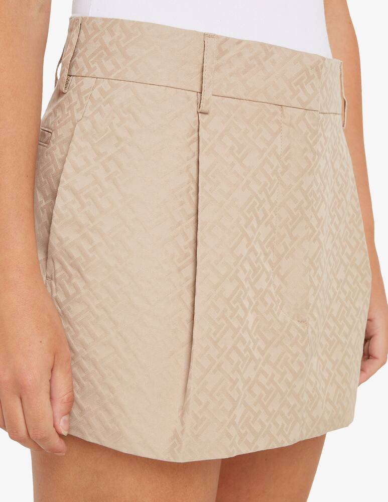 rinascente Tommy Hilfiger Monogram cotton skirt