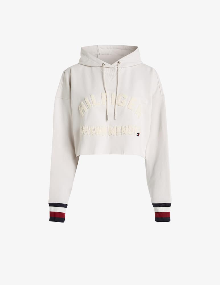 rinascente Tommy Hilfiger Felpa crop in cotone THxSM