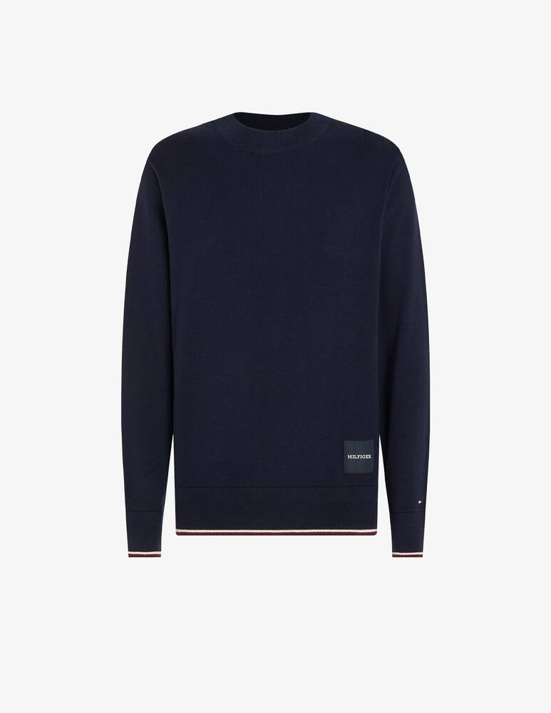 rinascente Tommy Hilfiger Tipped monotype crewneck jumper
