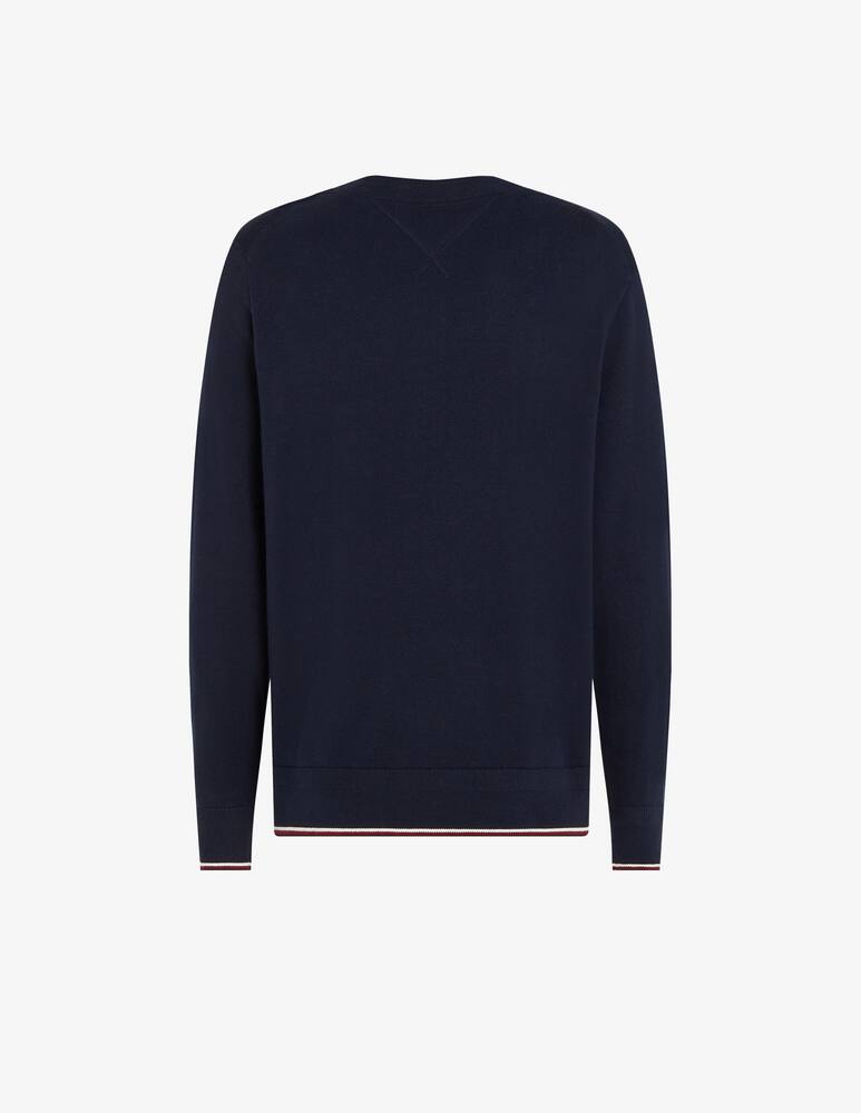 rinascente Tommy Hilfiger Tipped monotype crewneck jumper