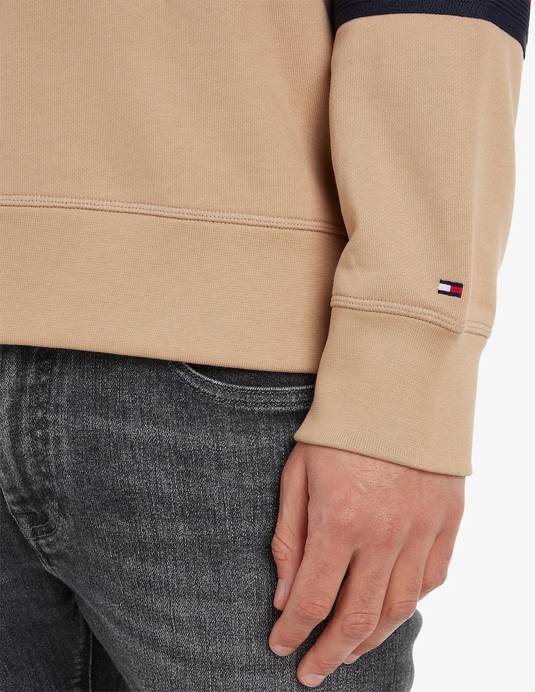 rinascente Tommy Hilfiger Felpa con cappuccio global righe monotype