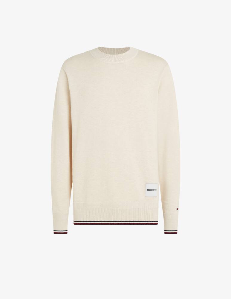rinascente Tommy Hilfiger Tipped monotype crewneck jumper