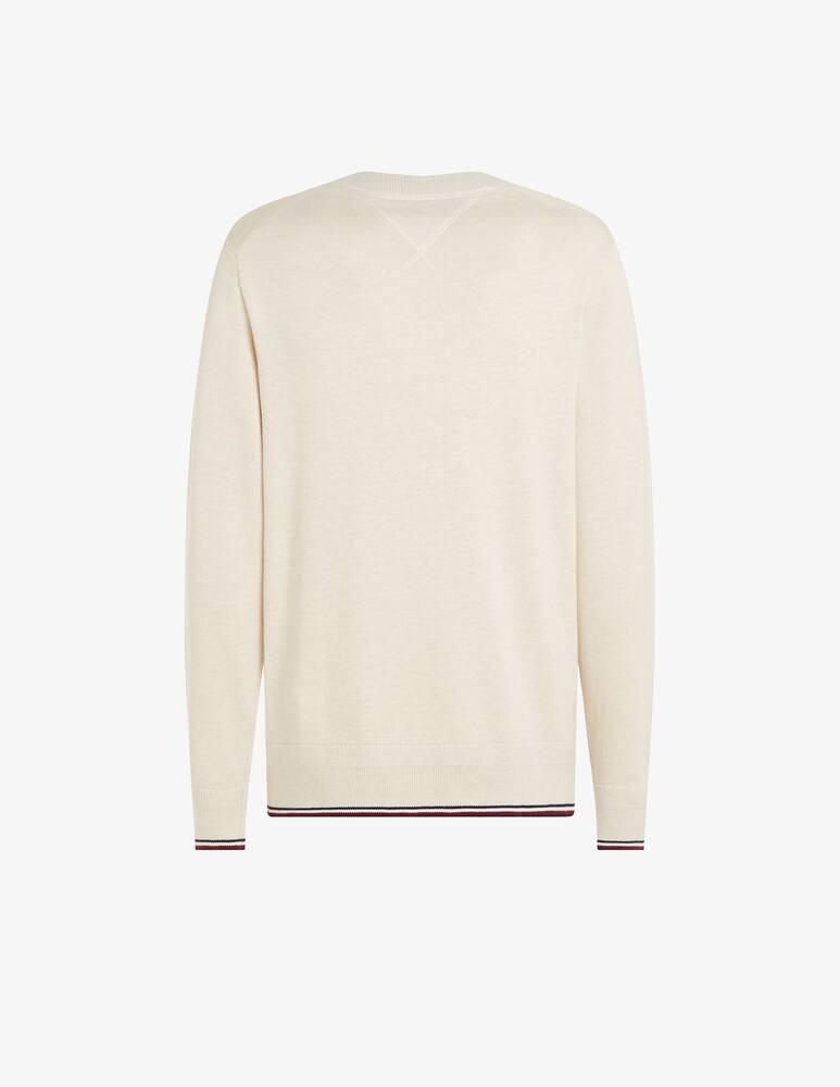 rinascente Tommy Hilfiger Tipped monotype crewneck jumper