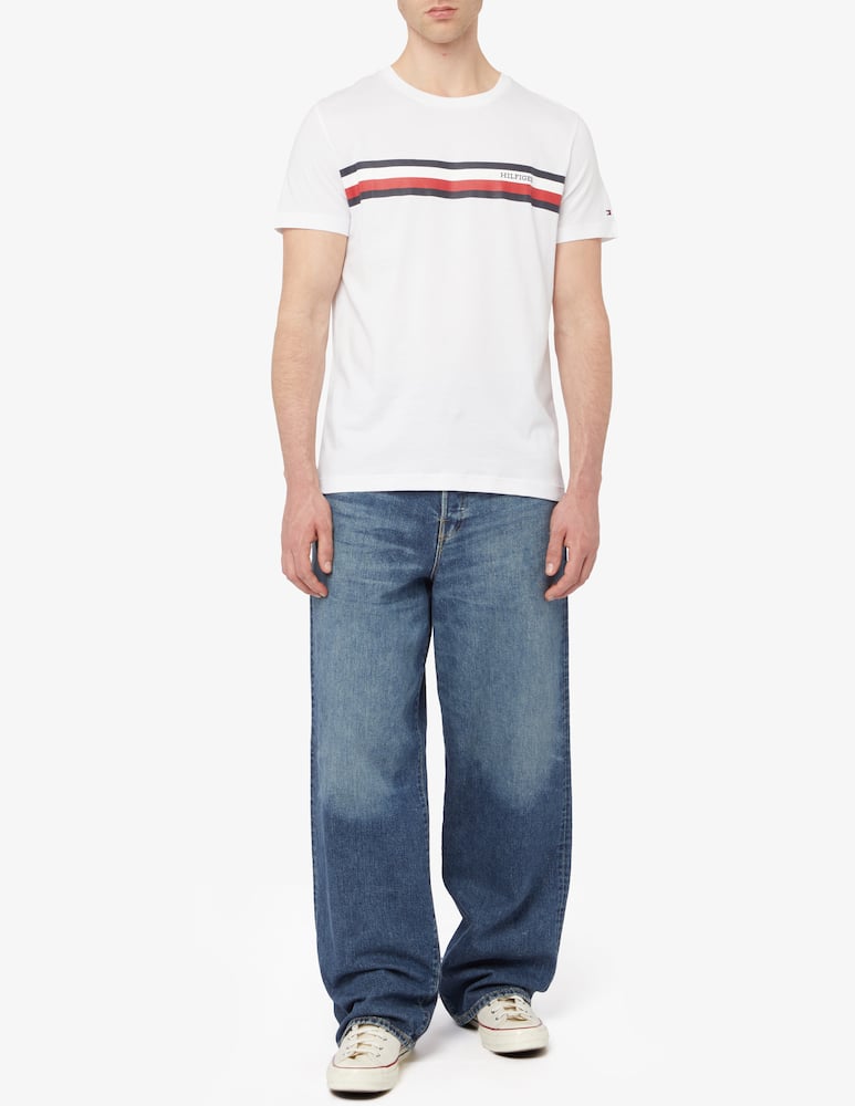 rinascente Tommy Hilfiger Maglietta monotype chest righe