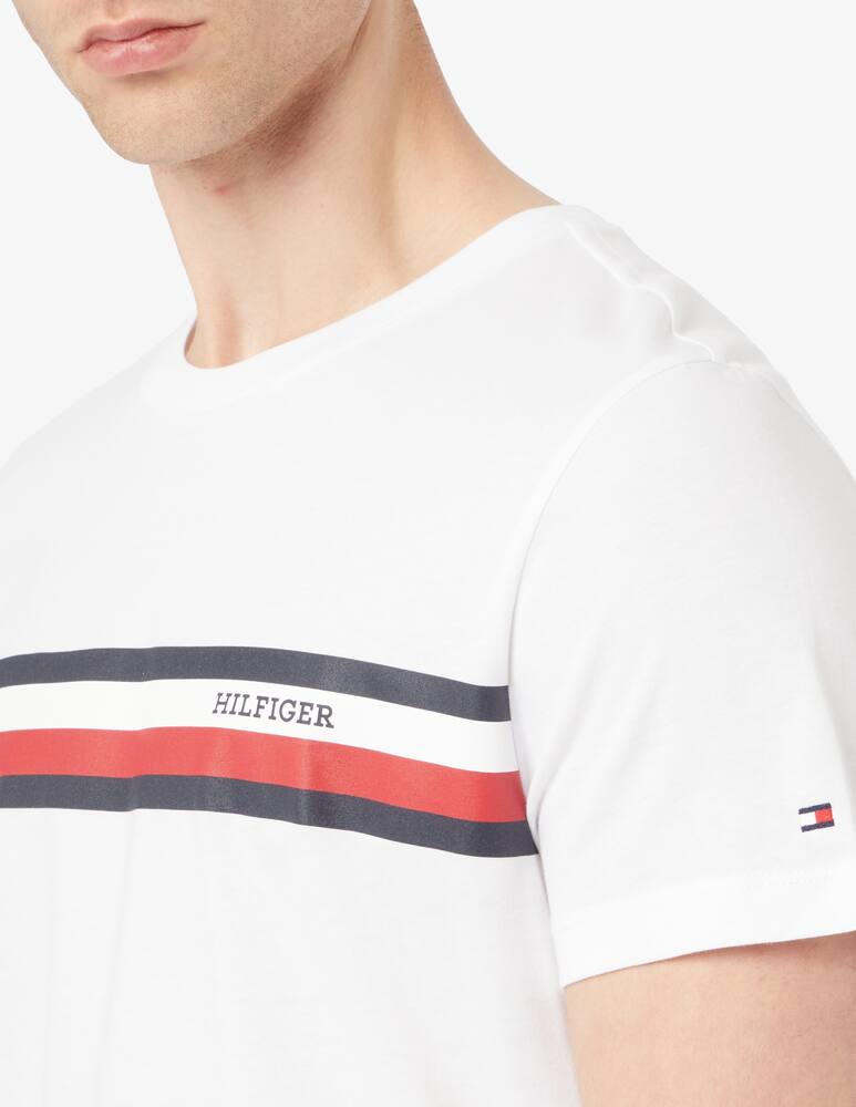 rinascente Tommy Hilfiger Maglietta monotype chest righe