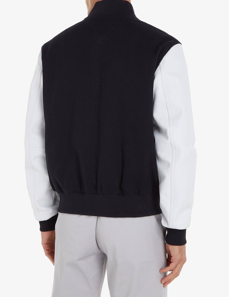 rinascente Tommy Hilfiger Varsity leather jacket