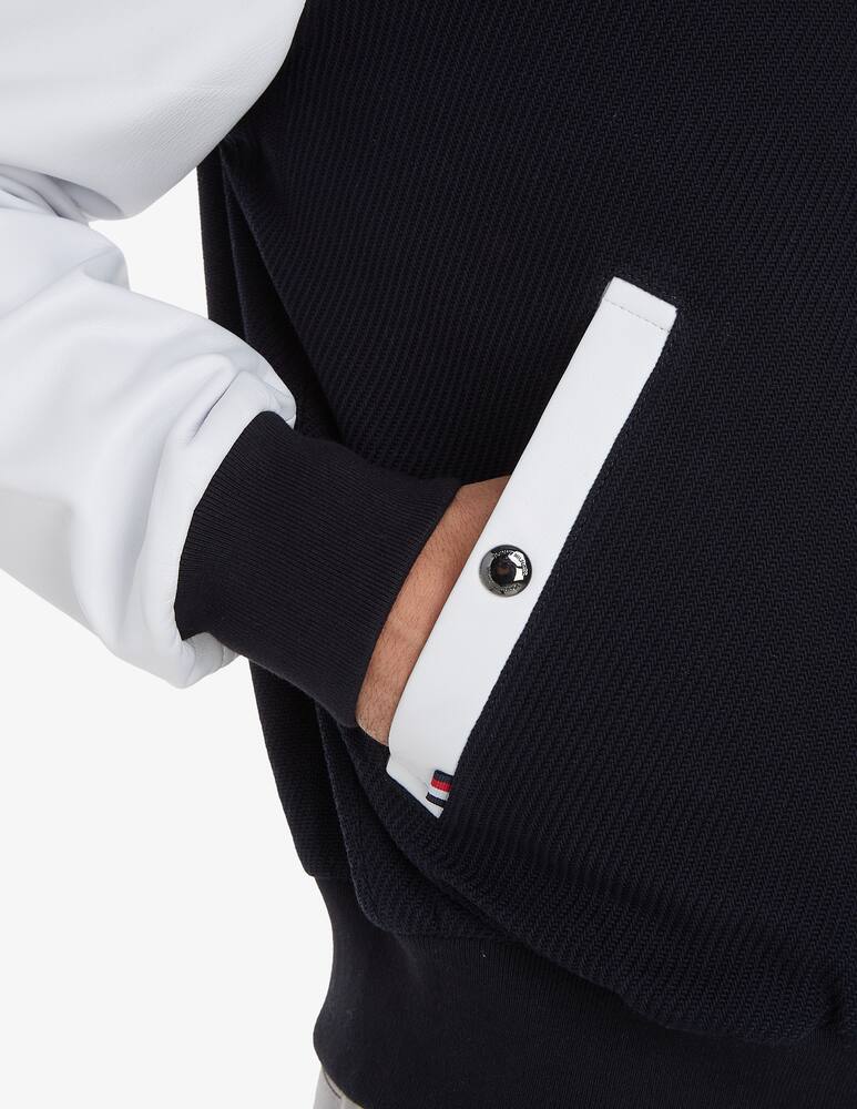 rinascente Tommy Hilfiger Varsity leather jacket