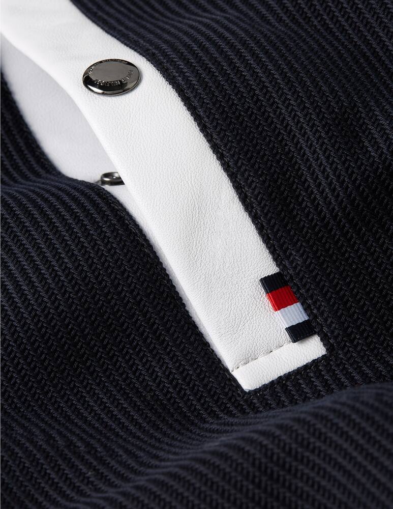 rinascente Tommy Hilfiger Varsity leather jacket