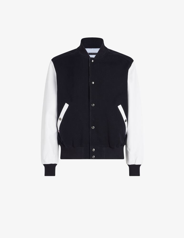 rinascente Tommy Hilfiger Varsity leather jacket