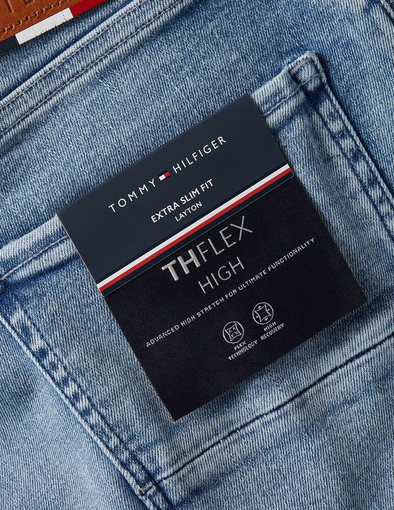 rinascente Tommy Hilfiger Extra slim layton denim medium clear