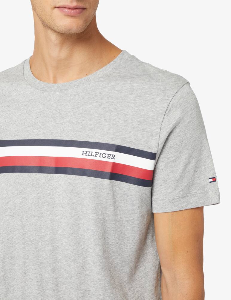 rinascente Tommy Hilfiger Maglietta monotype chest righe