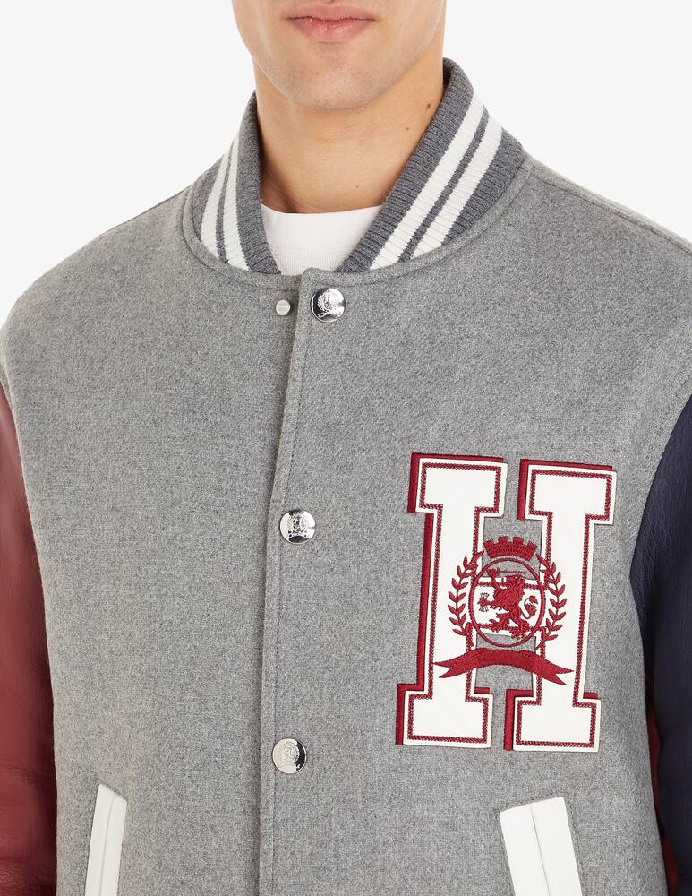 rinascente Tommy Hilfiger Varsity leather jacket