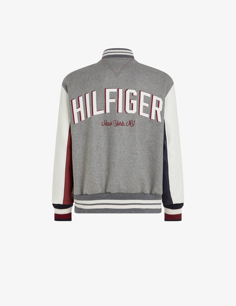 rinascente Tommy Hilfiger Varsity leather jacket