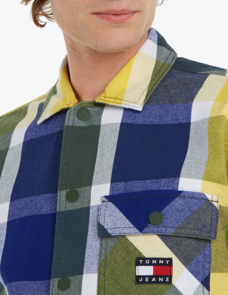 rinascente Tommy Jeans  sovracamicia twill a quadri