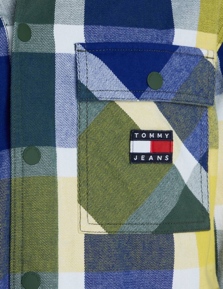 rinascente Tommy Jeans  sovracamicia twill a quadri