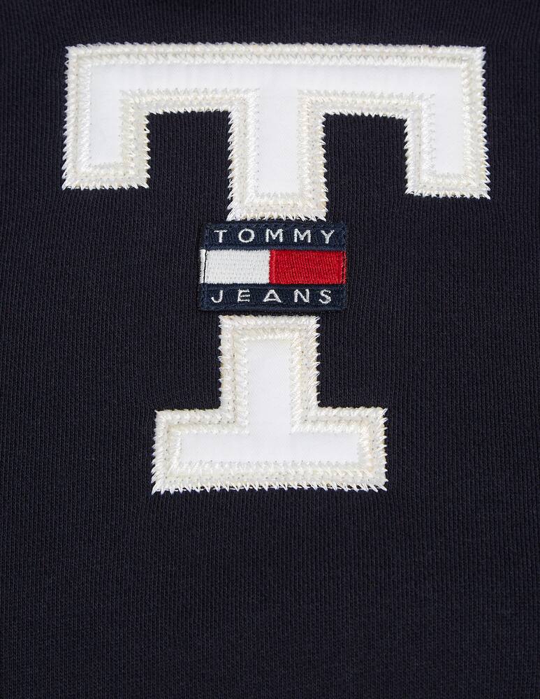 rinascente Tommy Jeans Letterman cropped hoodie