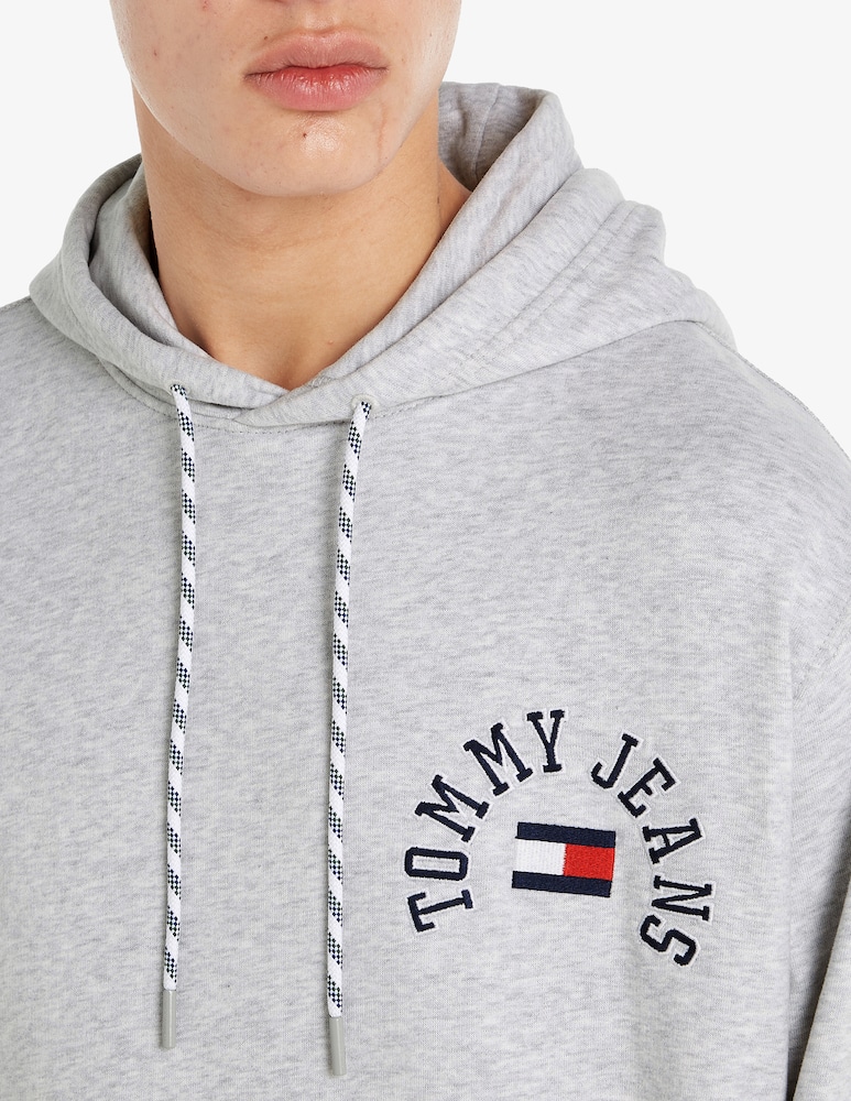 rinascente Tommy Jeans Felpa con cappuccio regular fit arched logo